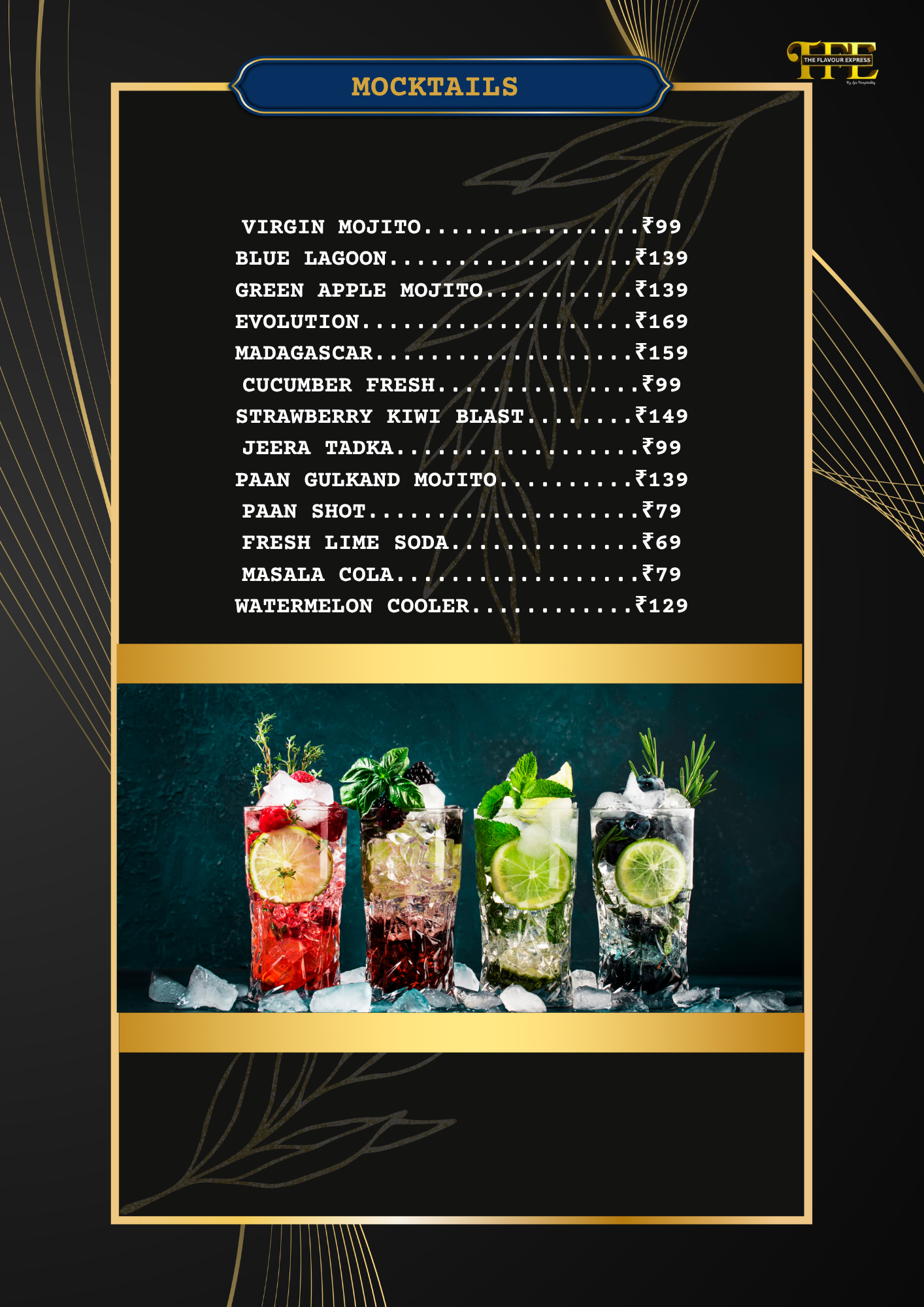 TFE MENU 10